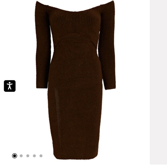 L'AGENCE
Nala Off-The-Shoulder Brushed Knit Dress​​​​​​​​​​​​​​​​​​​​​​​ - Picture 2 of 7